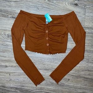 🍂 Off the shoulder Long-sleeve